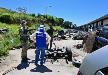 Operação Desmonte interdita centésimo ferro-velho