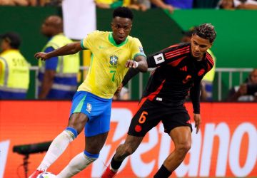 Vinicius Júnior decide e Brasil derrota Colômbia pelas Eliminatórias