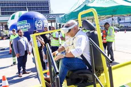 Maio Amarelo: Detran RJ participa de ação educativa na Ponte Rio-Niterói