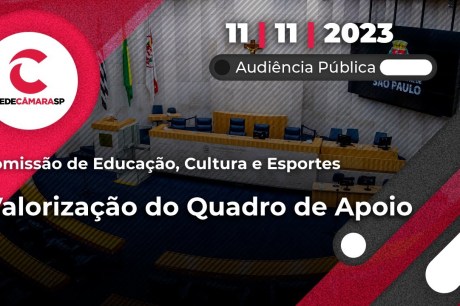 Comissão promove audiência em apoio a mobilização de servidores da educação