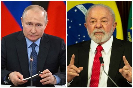 Lula conversa com Putin e defende negociação de paz com a Ucrânia