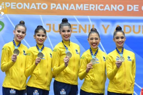 Brasil fecha Pan-Americano de Ginástica Rítmica com 12 medalhas