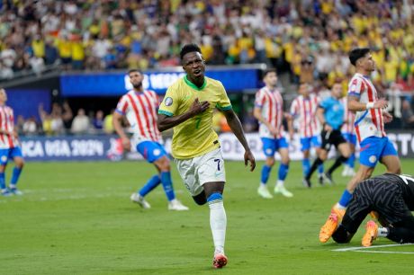 Vinicius Júnior brilha e Brasil derrota Paraguai na Copa América