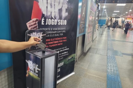 MetrôRio recebe pontos de descarte de cigarros eletrônicos