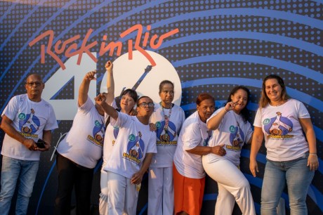 Grupo de capoeira de Niterói se apresenta no Rock in Rio