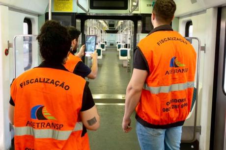 Agetransp fiscaliza equipamentos de acessibilidade e infraestrutura na Estação Central do Brasil