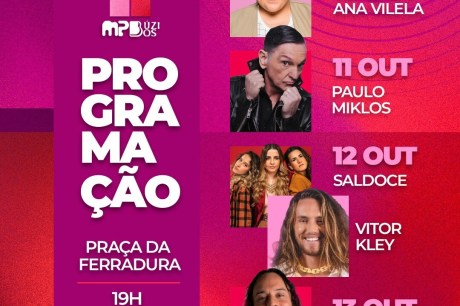 MPBúzios: maior evento da música popular brasileira começa nesta quinta-feira