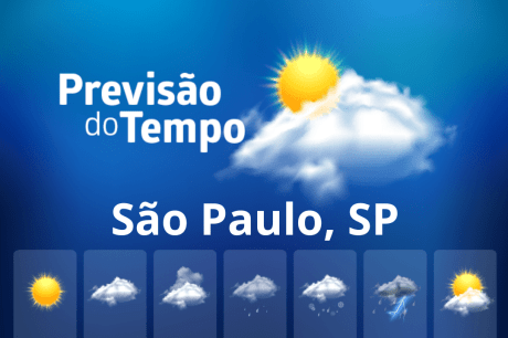 Capital paulista tem previsão de chuva forte para o período da tarde