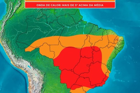 Brasil terá nova onda de calor neste final de semana